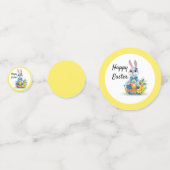 Gelukkig de paashaas confetti (Voorkanten)