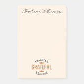 Gelukkig de Thanksgiving van de Herfst met de zege Post-it® Notes (Voorkant)