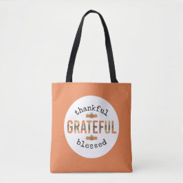 Gelukkig de Thanksgiving van de Herfst met de zege Tote Bag