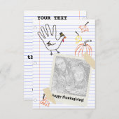 gelukkig deken ! laptopschetsen kaart (Voorkant / Achterkant)