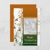 gelukkig deken ( silhouscreen ) kaart (Voorkant / Achterkant)