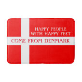 Gelukkig Denemarken Bath Mat! Badmat (Voorkant)