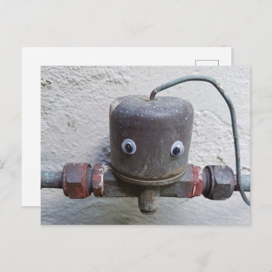 Gelukkig ding briefkaart (Voorkant / Achterkant)