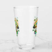 Gelukkig Dino St. Patrick's Dag Drinkglas Glas (Links)