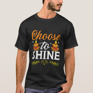 Gelukkig Diwali Deepavali Diwali Festival Indian H T-shirt