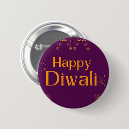 Gelukkig Diwali-feest Ronde Button 5,7 Cm