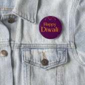Gelukkig Diwali-feest  Ronde Button 5,7 Cm (In situ)