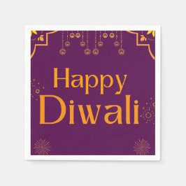 Gelukkig Diwali-feest Servet