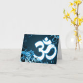 gelukkig diwali : hifi om glow kaart (Gele Bloem)