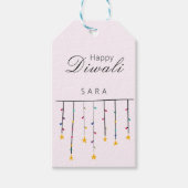 Gelukkig Diwali modern aanpasbaar Cadeaulabel (Voorkant)