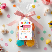 Gelukkig docenten-waarderingsweek geschenklabels cadeaulabel