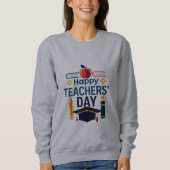 Gelukkig docentendag sweatshirt (Voorkant)