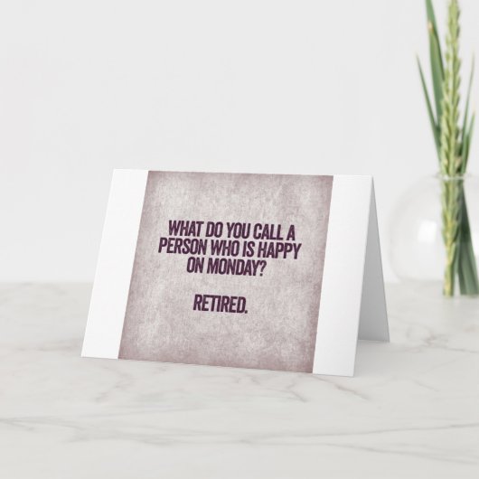 GELUKKIG/DOE WAT IK WIL "DAGELIJKS" = ***PENSIOEN* KAART (Voorkant)