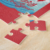 Gelukkig Dragon Chinees Nieuwjaar Legpuzzel (Zijkant)