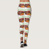 gelukkig drink turkije dankzij thanksgiving leggings (Achterkant)