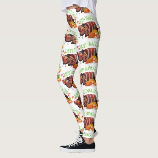 gelukkig drink turkije dankzij thanksgiving leggings (Links)