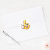 Gelukkig Duim Omhoog Cartoon Pictogram Sticker (Envelop)