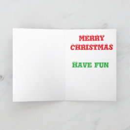 Gelukkig eekhoorn kerstfeest bedankkaart