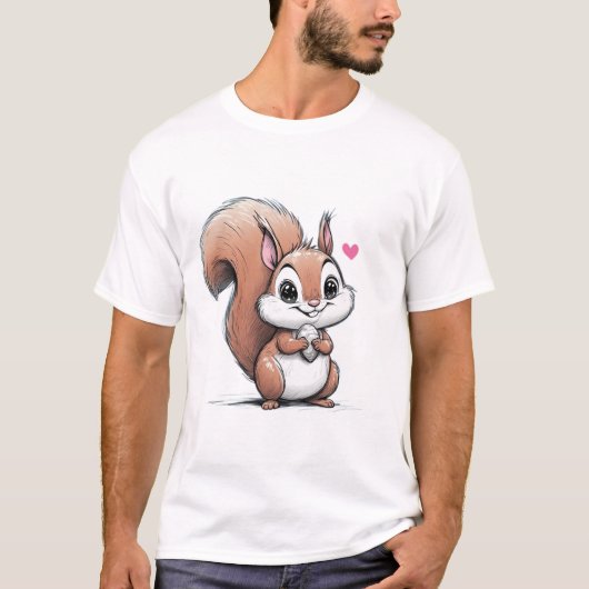 Gelukkig Eekhoorn T-shirt (Voorkant)