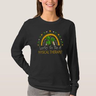 Gelukkig een fysiotherapeut, grappig Sint Patri T-shirt