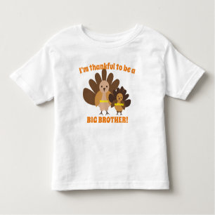 Gelukkig een grote Broeder-kalkoenen Kinder Shirts