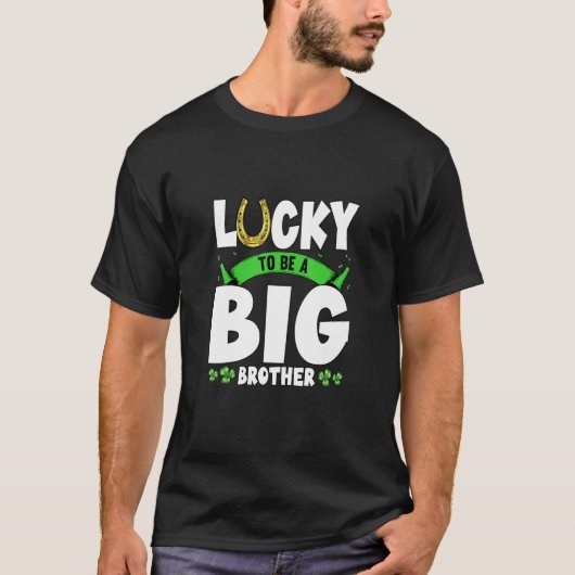 Gelukkig een grote broer uit de St. Patricks Shena T-shirt (Voorkant)