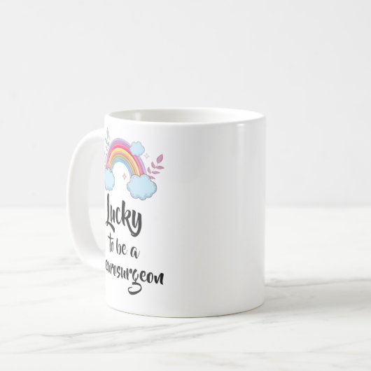 Gelukkig een neurochirurgische Mok (Voorkant links)