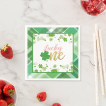 Gelukkig een verjaardag servet - Meisje