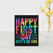 Gelukkig eerste dag doen we dit Welkom terug naar  Kaart (Gele Bloem)