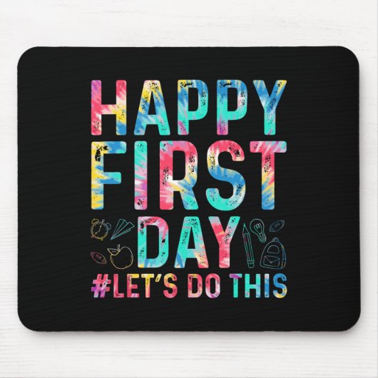 Gelukkig eerste dag doen we dit Welkom terug naar Muismat (Voorkant)