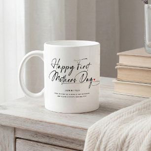 Gelukkig Eerste Moederdag Fotocollage & Citaat Koffiemok