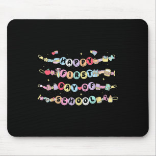 Gelukkig eerste schooldag Armband Terug naar schoo Muismat