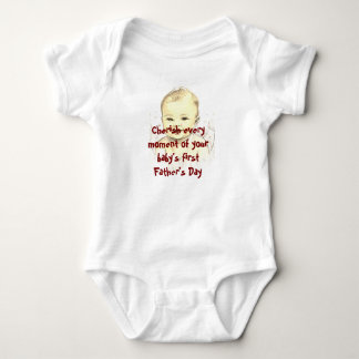 Gelukkig eerste Vaderdag Baby Body Romper