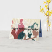 Gelukkig Eerste Vaderdag! Kaart (Gele Bloem)