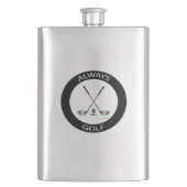 Gelukkig eervaldag Golf-Logo, kool-kolf Flacon (Voorkant)