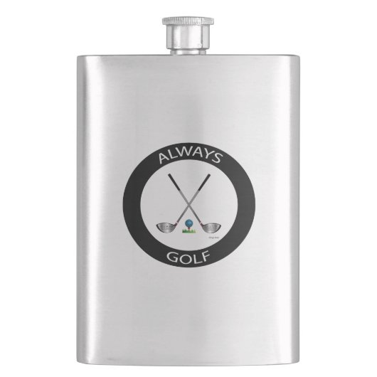 Gelukkig eervaldag Golf-Logo, kool-kolf Flacon (Voorkant)