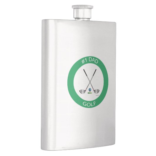 Gelukkig eervaldag Golf-Logo, kool-kolf Flacon (Rechts)