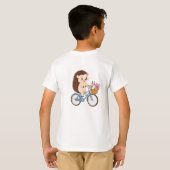 Gelukkig Egel Rijden T-shirt (Achterkant volledig)