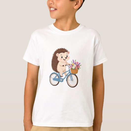 Gelukkig Egel Rijden T-shirt (Voorkant)