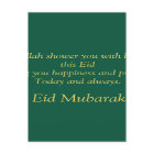 Gelukkig Eid Gouden Halve Maan Sterren Islamitisch