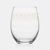 Gelukkig Eid . Wijnglas Zonder Voet (Links)