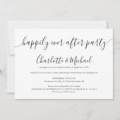 Gelukkig Eindfeest Trouw Elopement Kaart (Voorkant)