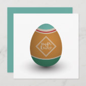 gelukkig eitje kaart (Voorkant / Achterkant)