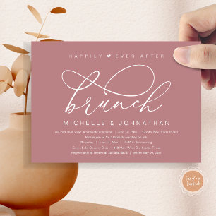 Gelukkig Elkaar Na Brunch, Moderne Romantische Fee Kaart