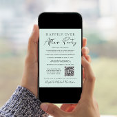Gelukkig Elke Na Foto QR Code Munt Huwelijk Aankondiging