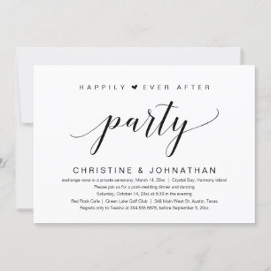 Gelukkig Elopement Huwelijksfeest Kaart