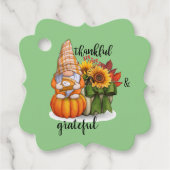 Gelukkig en dankbaar gebruik van labels (Voorkant)