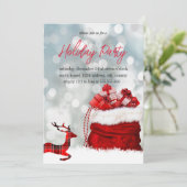 Gelukkig en gezegend kerstfeest in je hoer kaart (Staand voorkant)