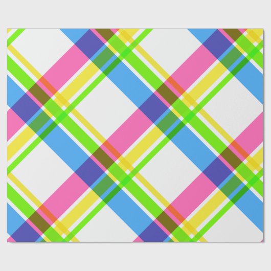 Gelukkig en helder geplakt inpakpapier (Vlak)