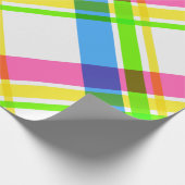 Gelukkig en helder geplakt inpakpapier (Hoek)